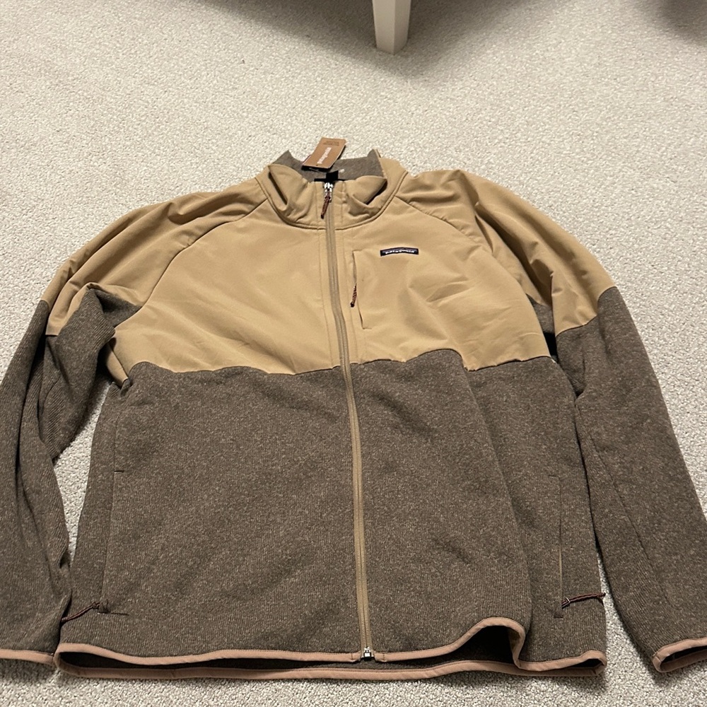 Patagonia Tan Zip-Up Jacket